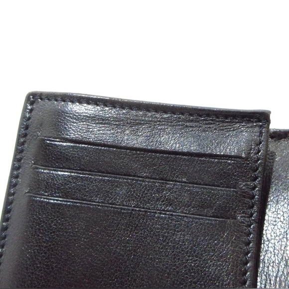 Auth CHANEL Caviar Skin Black Business Card Holder Gold hardware - Picture 7 of 9